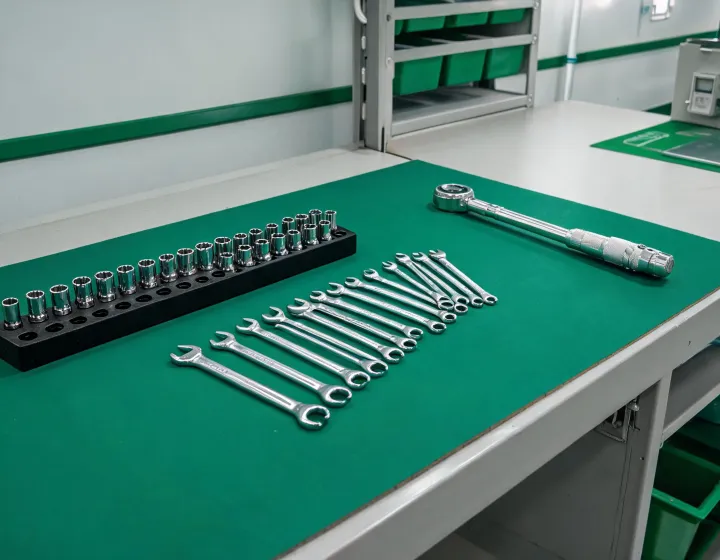 Gearwrench hand tools staged for industrial maintenance and construction work